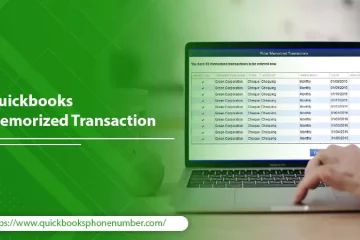 QuickBooks memorized transaction