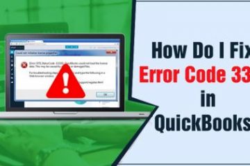 QuickBooks error 3371