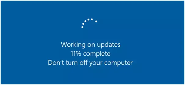 Updating Windows OS - Screenshot