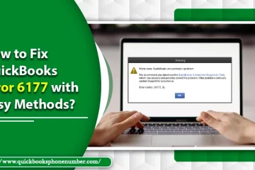 How to Fix QuickBooks Error 6177 0